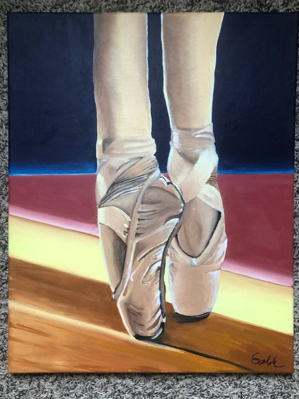 Original Ballerina painting - Picture 2 of 3